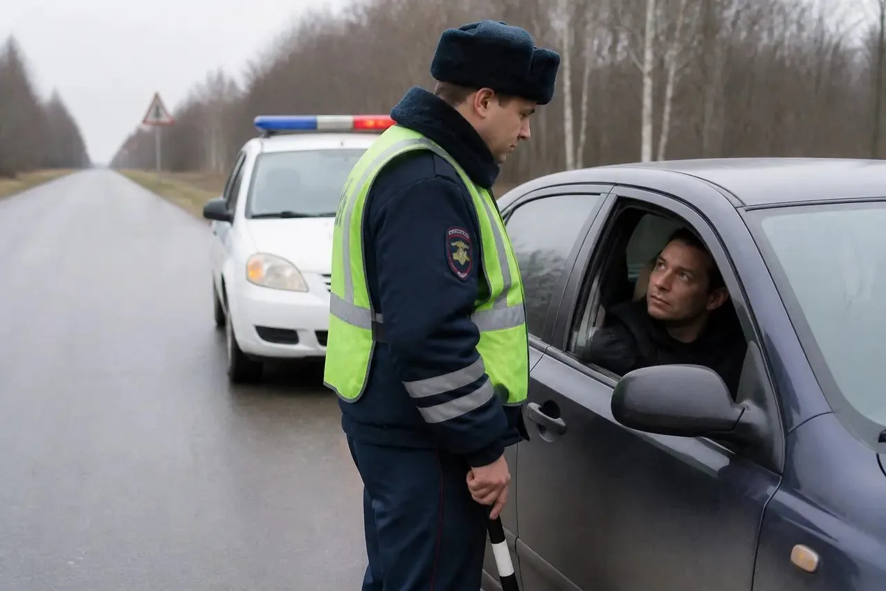 Повторная пьяная езда в Октябрьском районе: водителя задержали, автомобиль на штрафстоя...