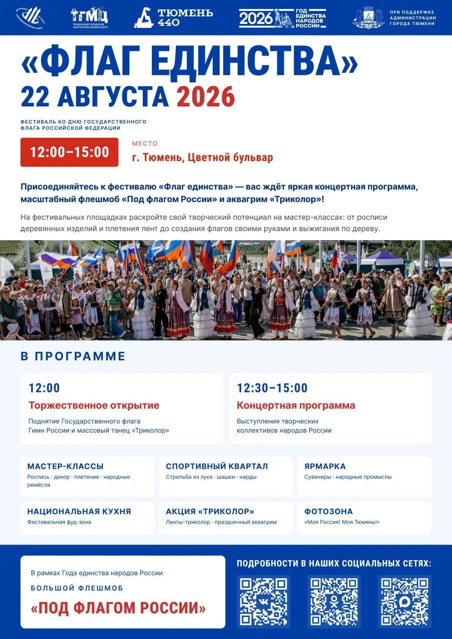 Празднование Дня Государственного флага России
