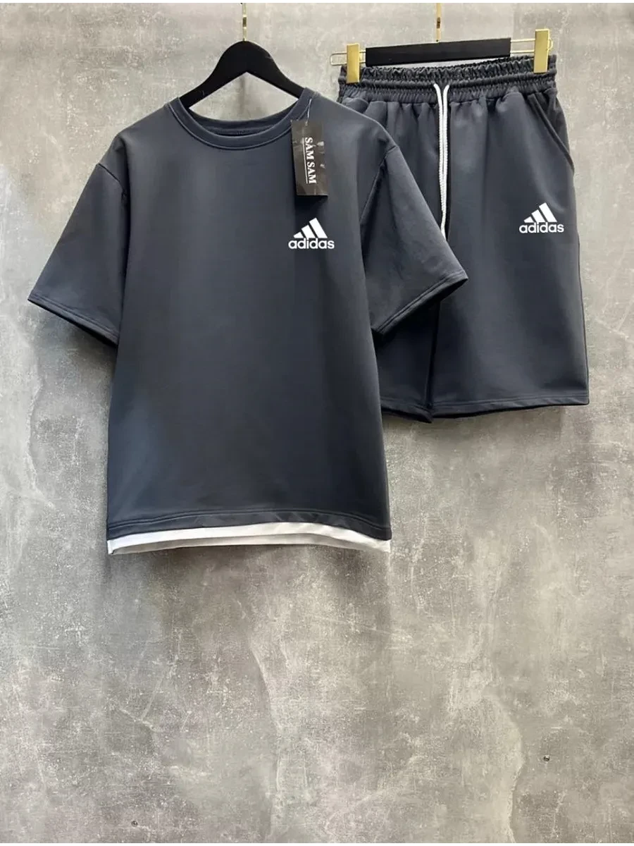 ⚡️ Костюм спортивный летний футболка и шорты Adidas, MPP_Fashion