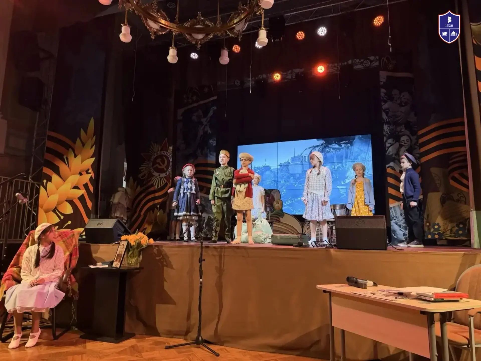 «Четыре мгновения войны»: история, которую мы не забудем 🎭⭐  В преддверии Дня Победы в нашей школе п