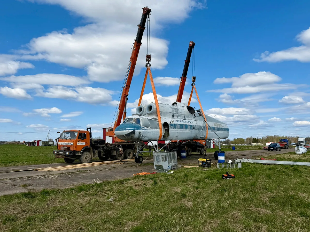 🚁 Калужский авиапарк передаст вертолет-кран тюменскому музею  Порядка 10 лет в калужском авиапарке «