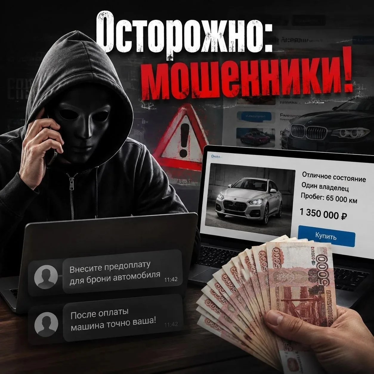 Врач из Междуреченска отдал мошенникам 10,5 миллиона рублей за авто