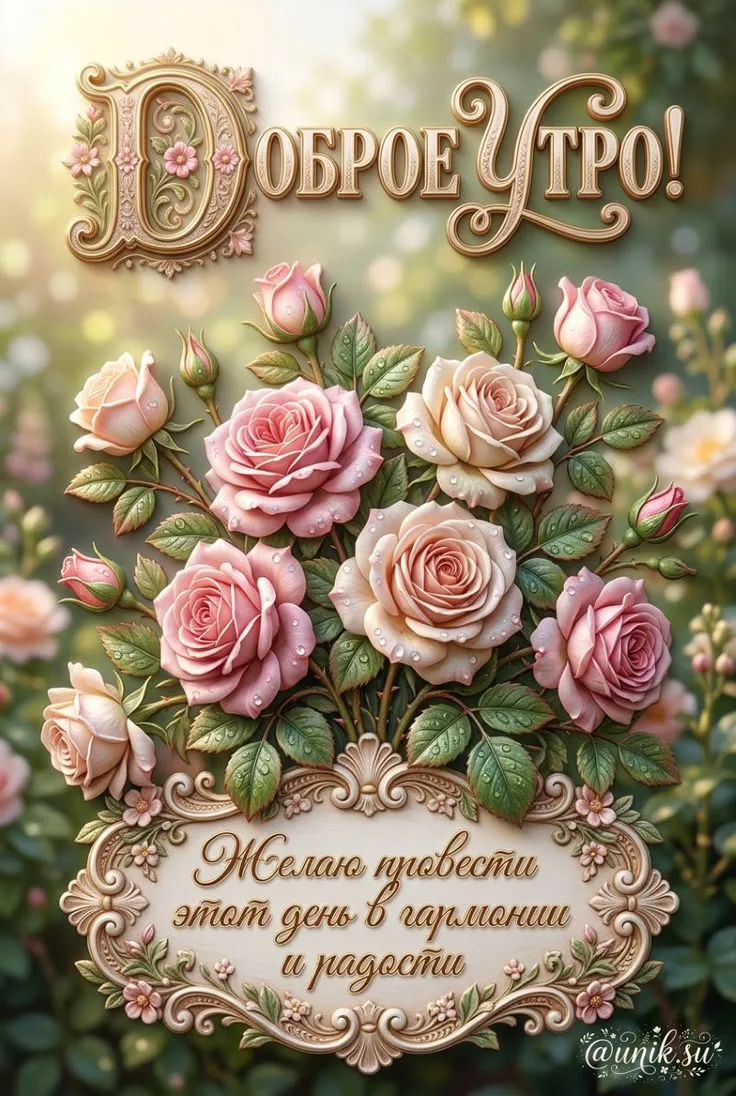 Всем доброго и позитивного утра! 🌞🌹