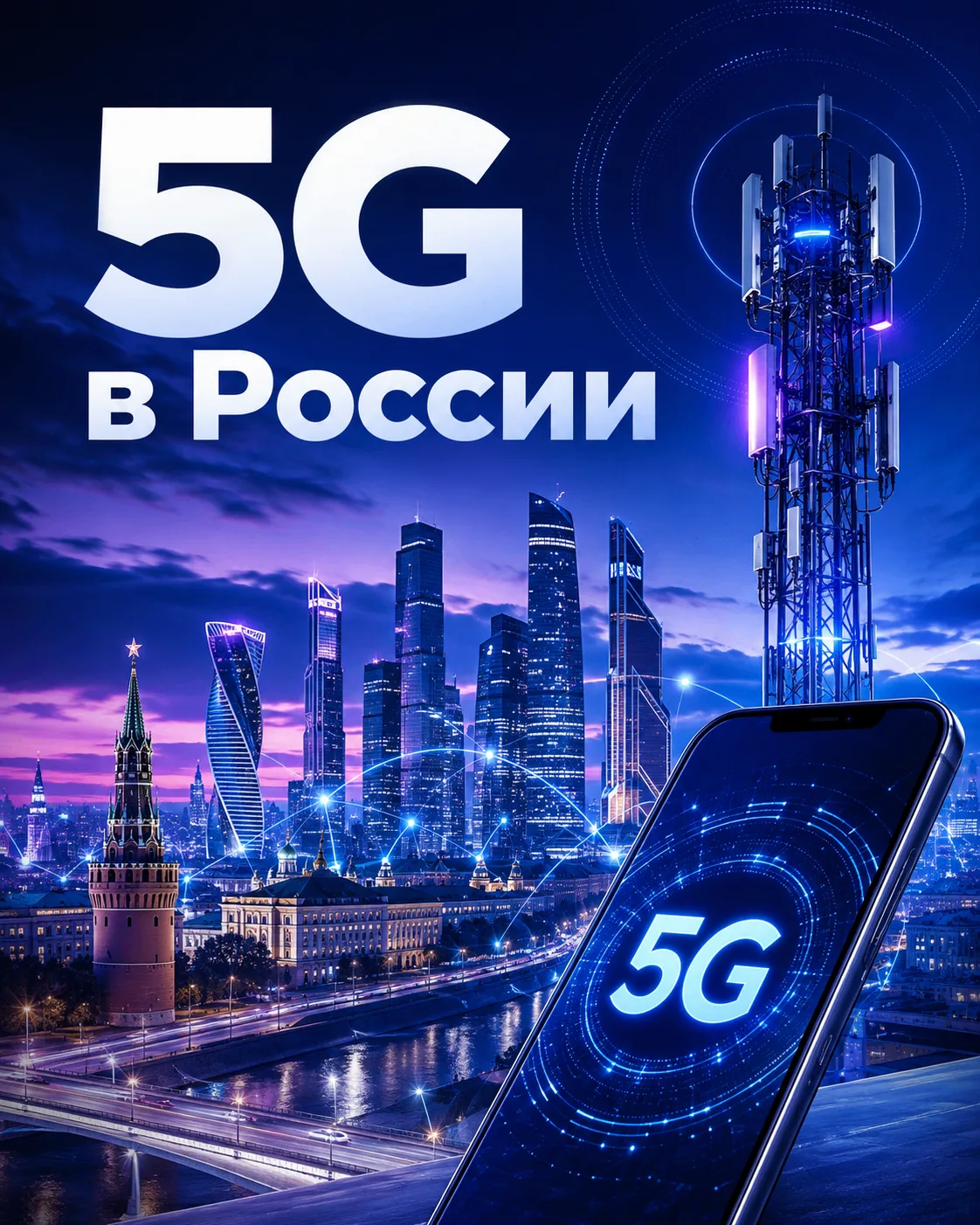 В России утвердили условия для запуска сетей 5G.