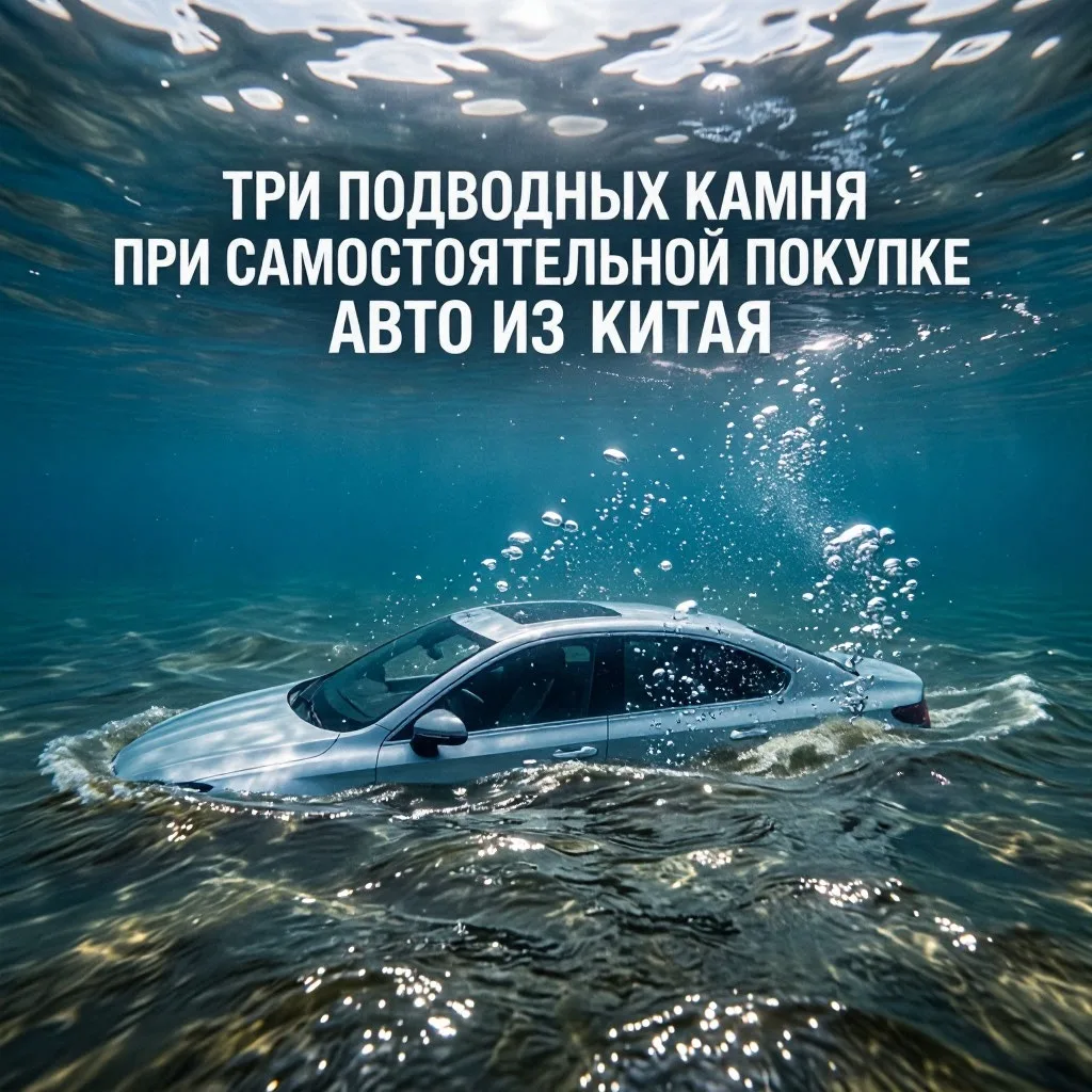 ТРИ ПОДВОДНЫХ КАМНЯ ПРИ САМОСТОЯТЕЛЬНОЙ ПОКУПКЕ АВТО ИЗ КИТАЯ