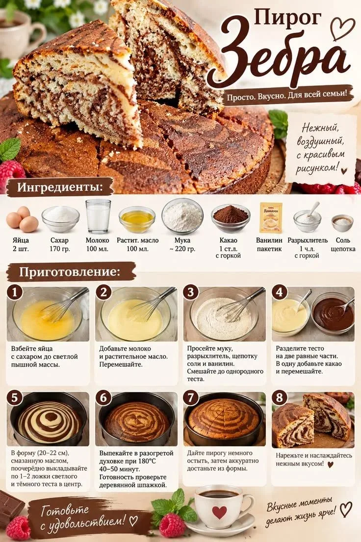 ❤ Сохрани рецепт и поделись с друзьями.