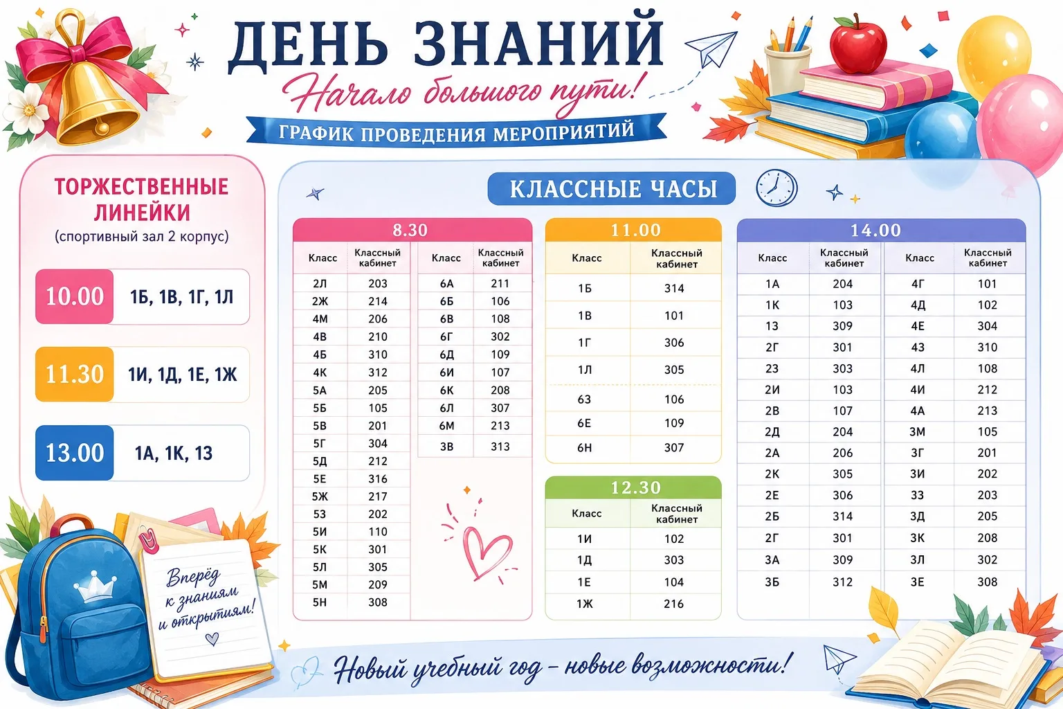 ГОТОВИМСЯ КО ДНЮ ЗНАНИЙ: 1 СЕНТЯБРЯ В ЛИЦЕЕ 🍂📚