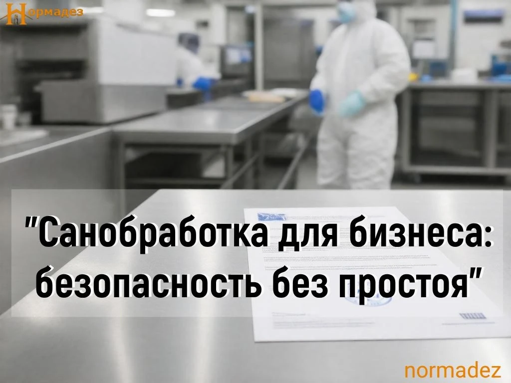 «Санобработка для бизнеса: безопасность без простоя»
Что мы предлагаем:

Полный спектр. Дезинфекция 