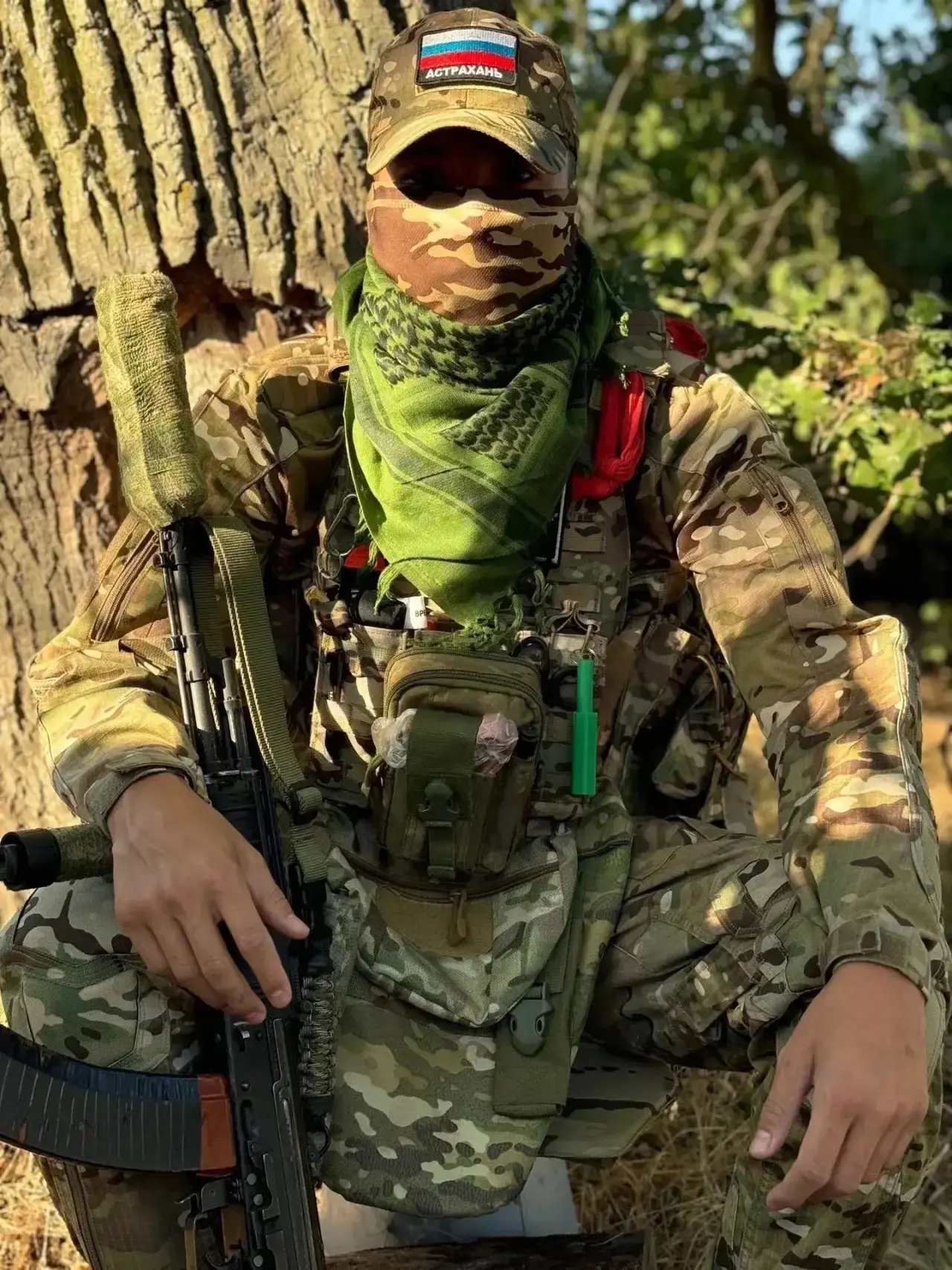 Абдурашит Б. под позывным «Кочевник» родом из села Промысловка Лиманского округа Астрах...