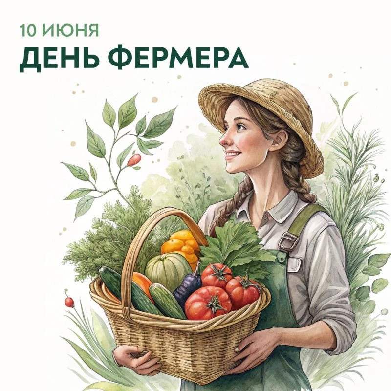🌾 10 июня — День фермера!

Сердечно поздравляем всех, кто посвятил себя нелёгкому, но такому важном