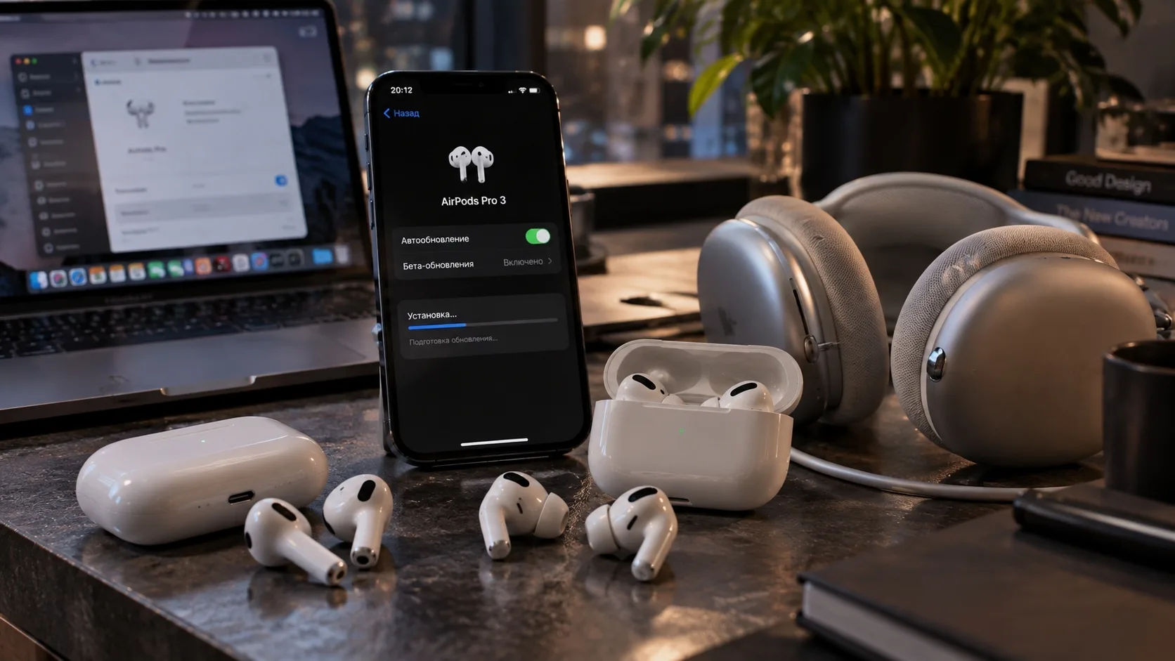 Apple выпустила новую бета-прошивку для AirPods