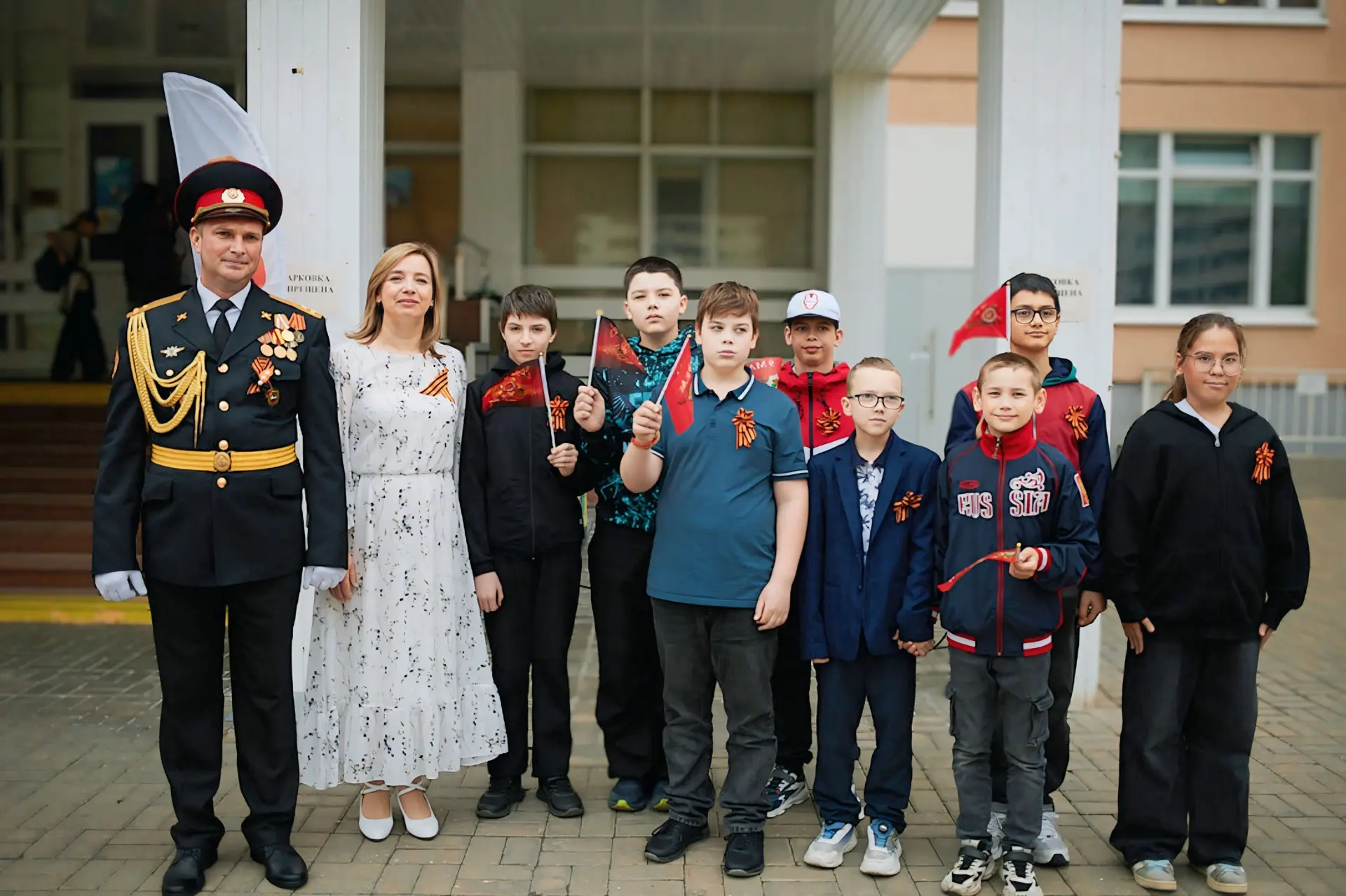 🕊️ В преддверии Дня Великой Победы наша школа традиционно присоединилась к ежегодной военно-патриоти