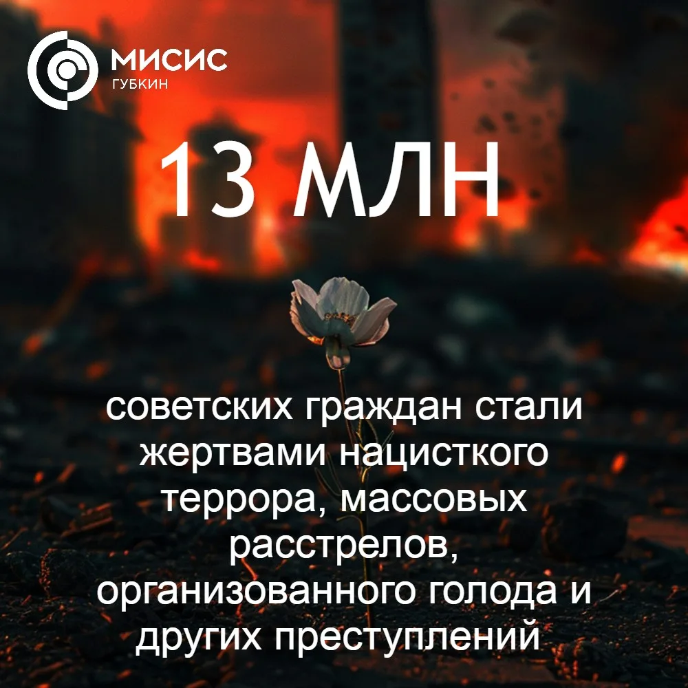 19 апреля — День памяти о геноциде советского народа. 🕯 13 миллионов мирных граждан стали жертвами н