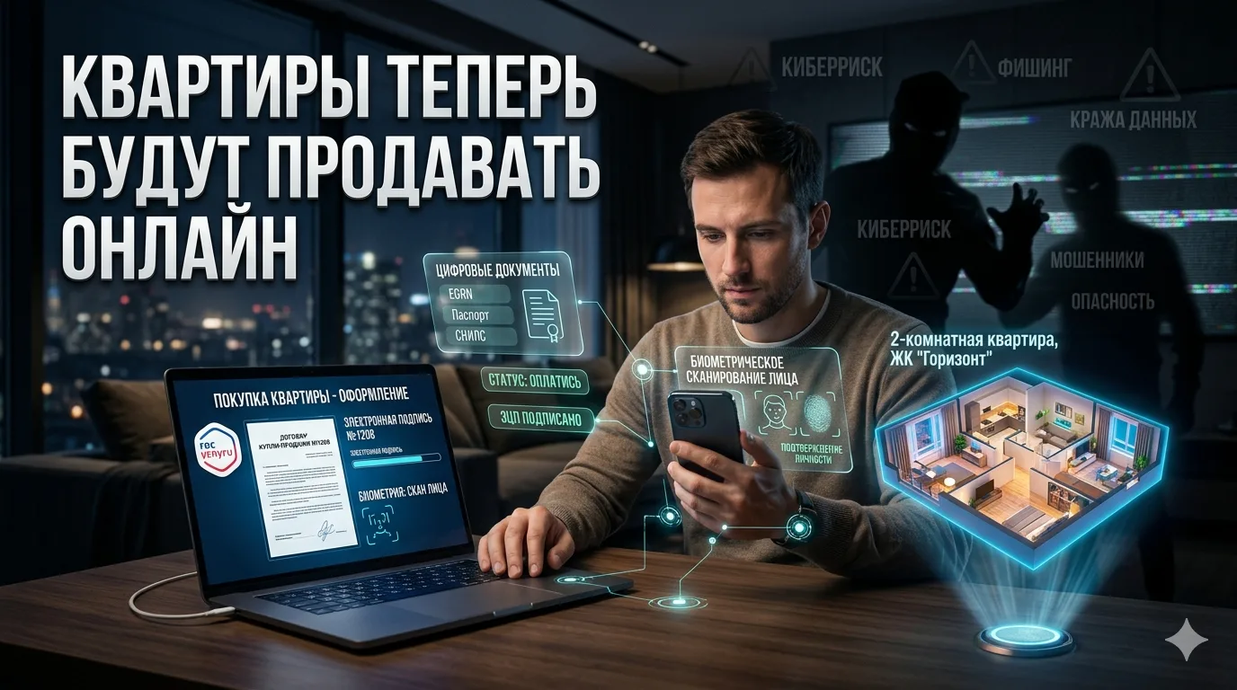 ⚠ Купить квартиру в другом городе скоро можно будет не выходя из дома