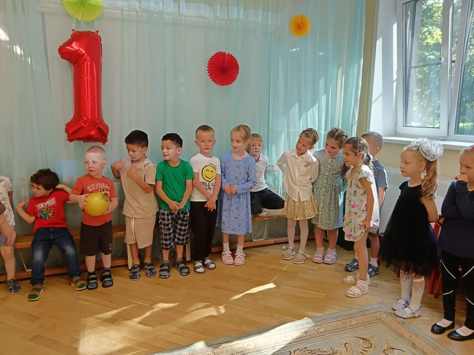День знаний в детском саду.