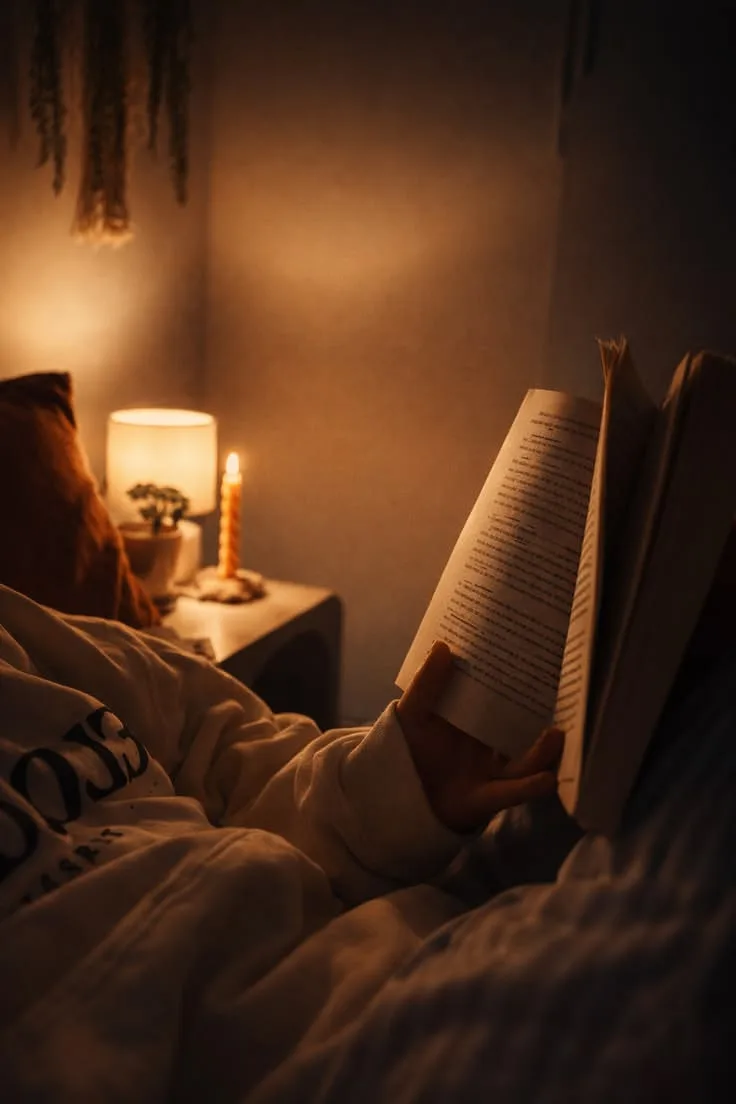 Три сигнала, что пора спать, даже если интересная книга только открылась:)

Первое — перечитываете о