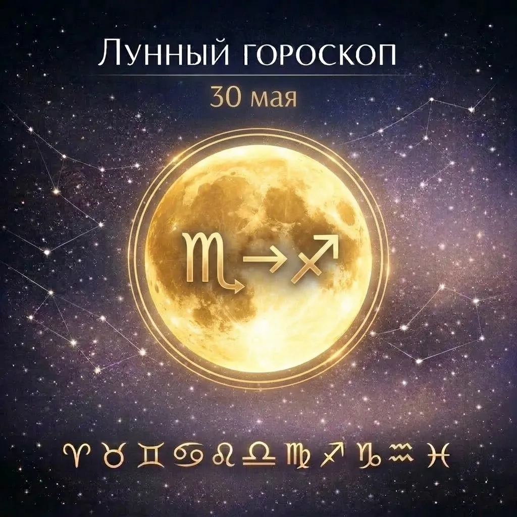🌙 Лунный гороскоп на 30 мая