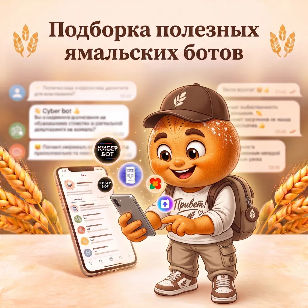 Скучали? А Хлебушка полезным делом занимался. Собрал для вас полезные ямальские боты. З...