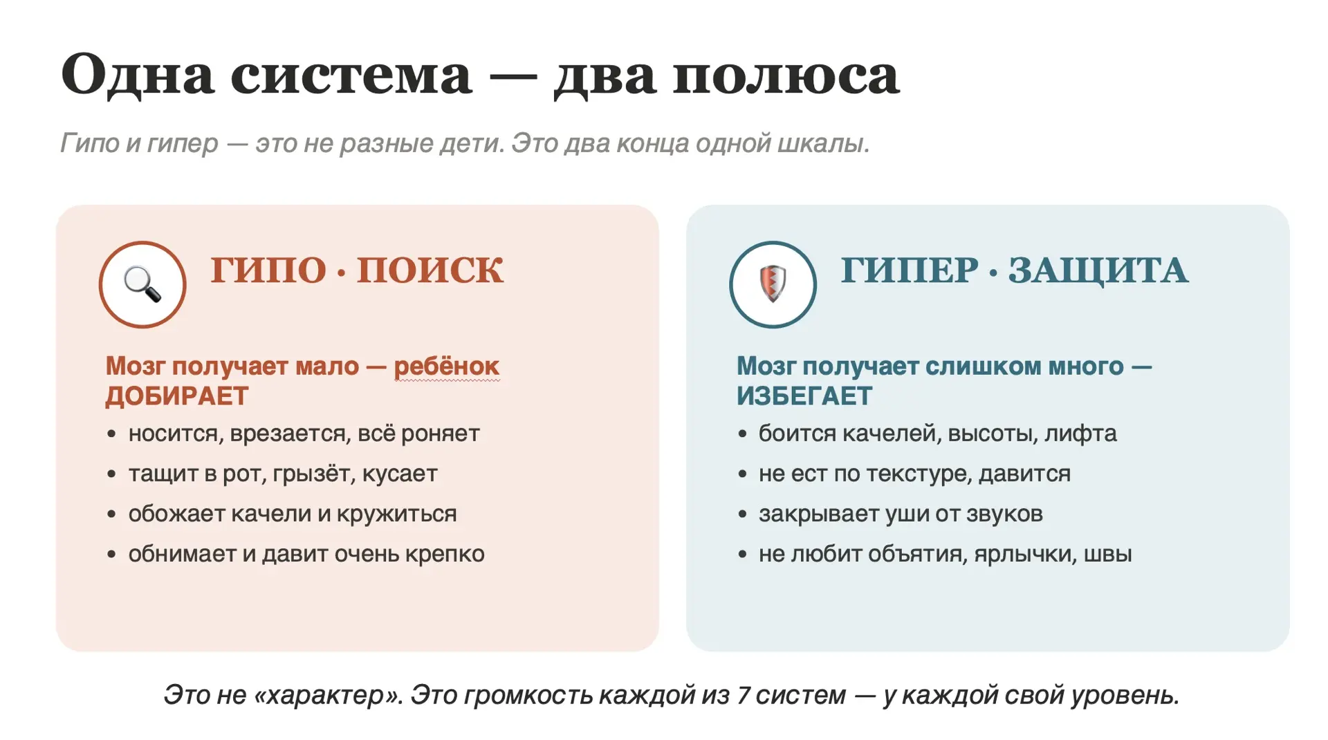 Друзья, очень много я уже писала о детях с повышенной сенсорной чувствительностью (то е...