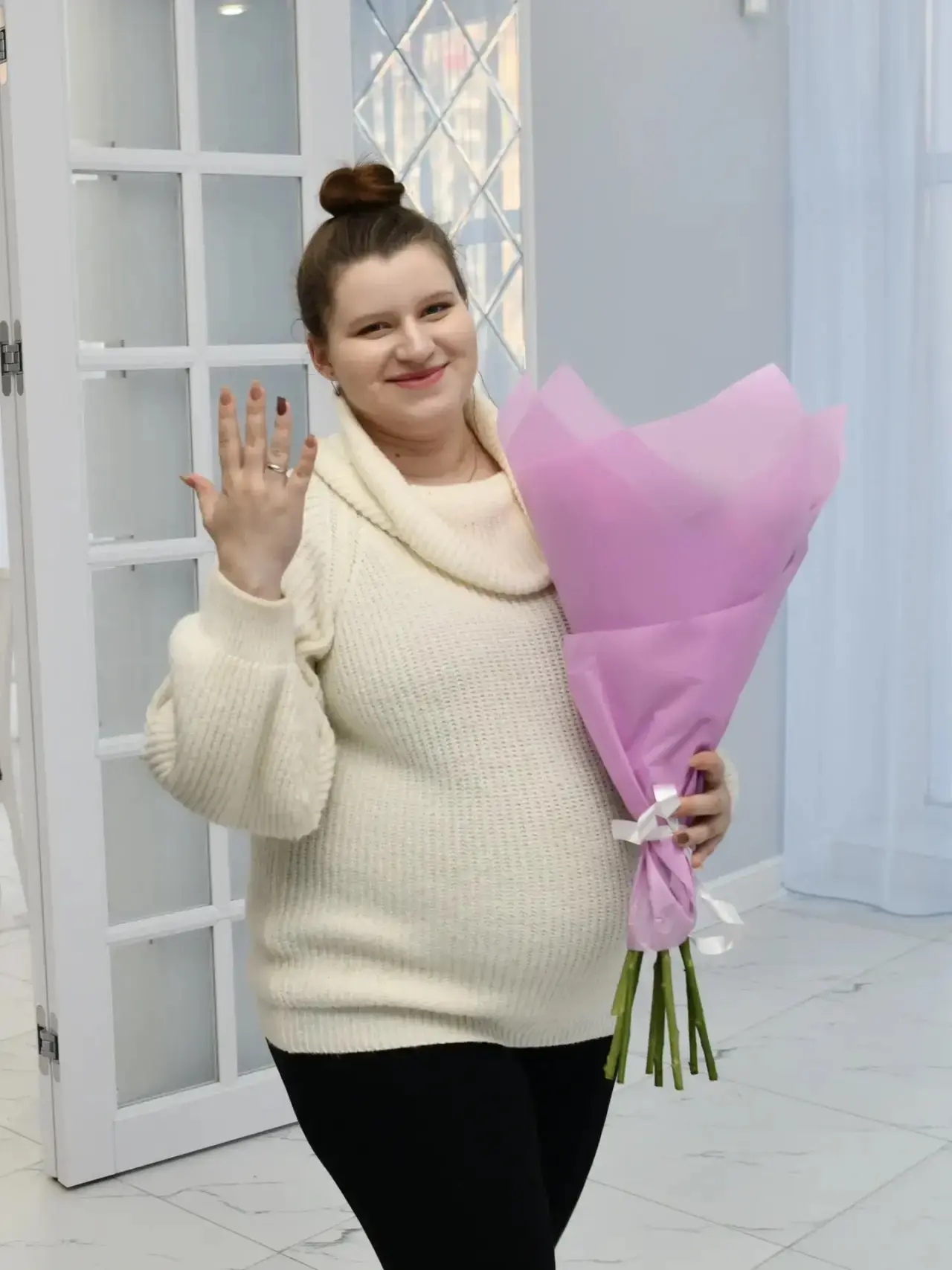 И доча перед родами- 110 кг. Видимо это у нас семейное… сейчас Андрюше 5 месяцев, Верон...
