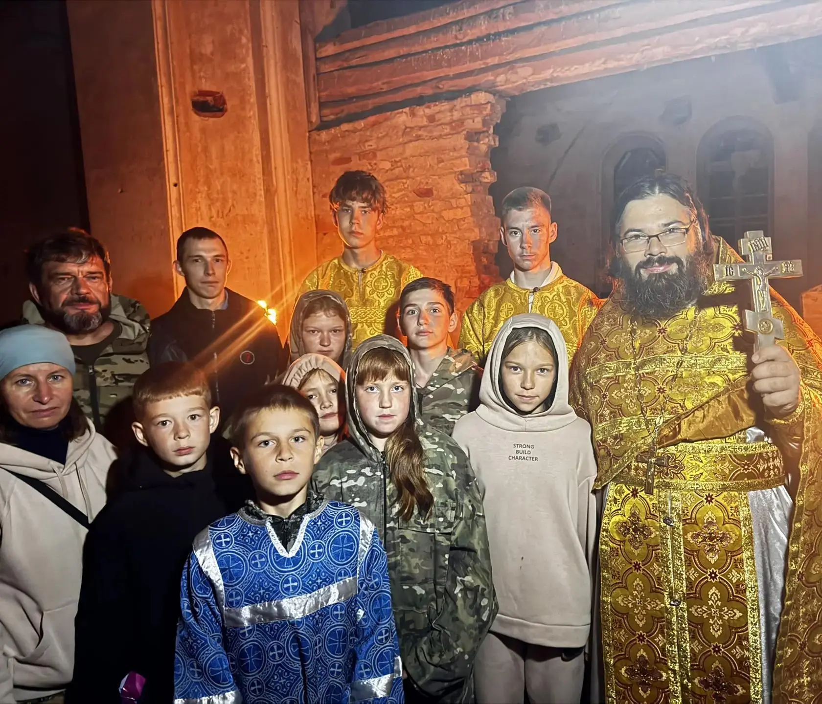 Сегодня стены восстанавливаемого храма Вознесения Господня в Максимовом Починке снова с...
