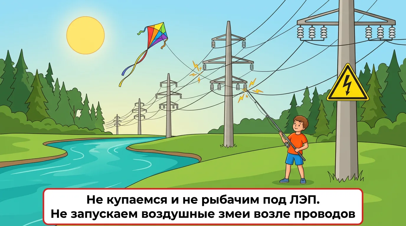Готовимся к каникулам: лето, вода и электричество