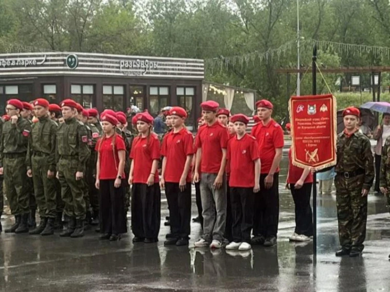 Участие в торжественном параде