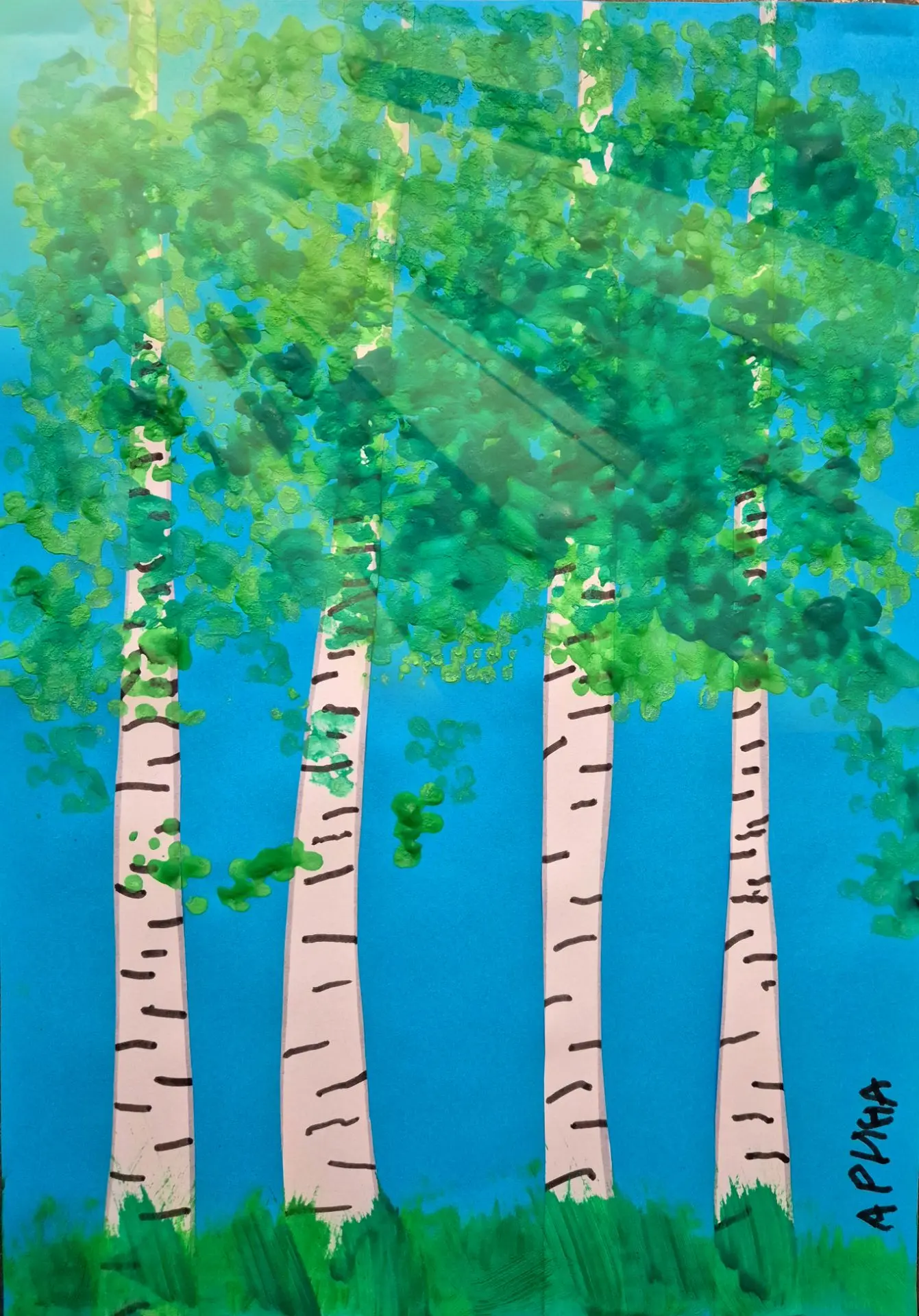 🔹️ Березовая роща 🌿