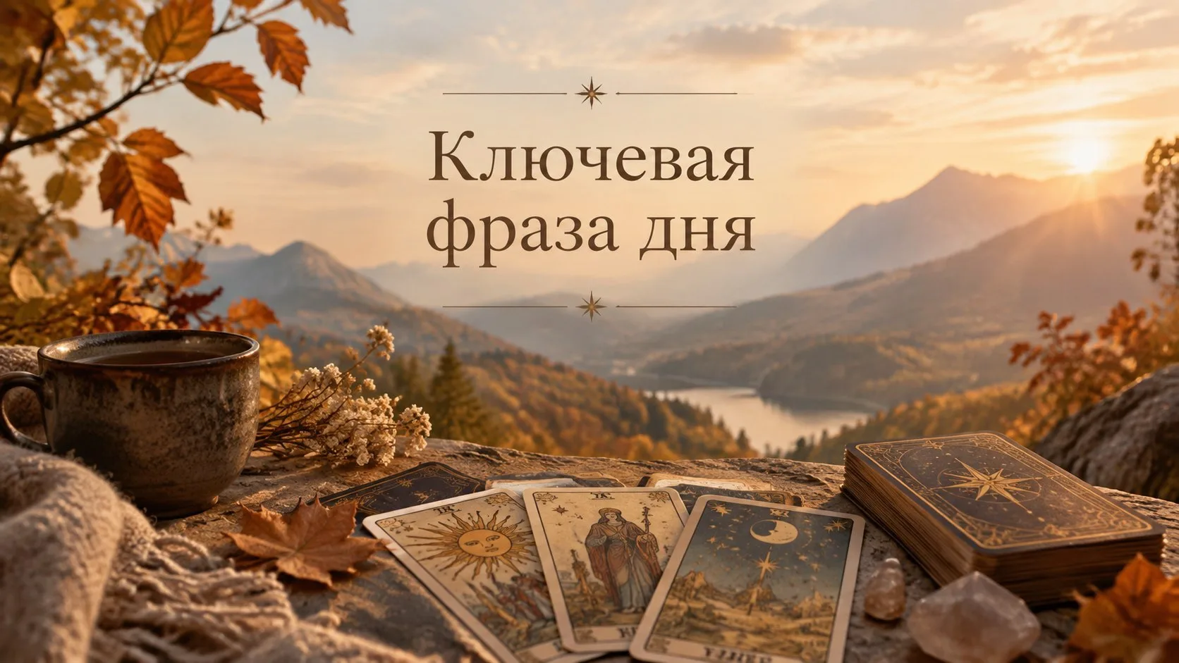 «Не торопись исправлять хаос — сначала верни себе спокойствие. Баланс начинается с паузы»