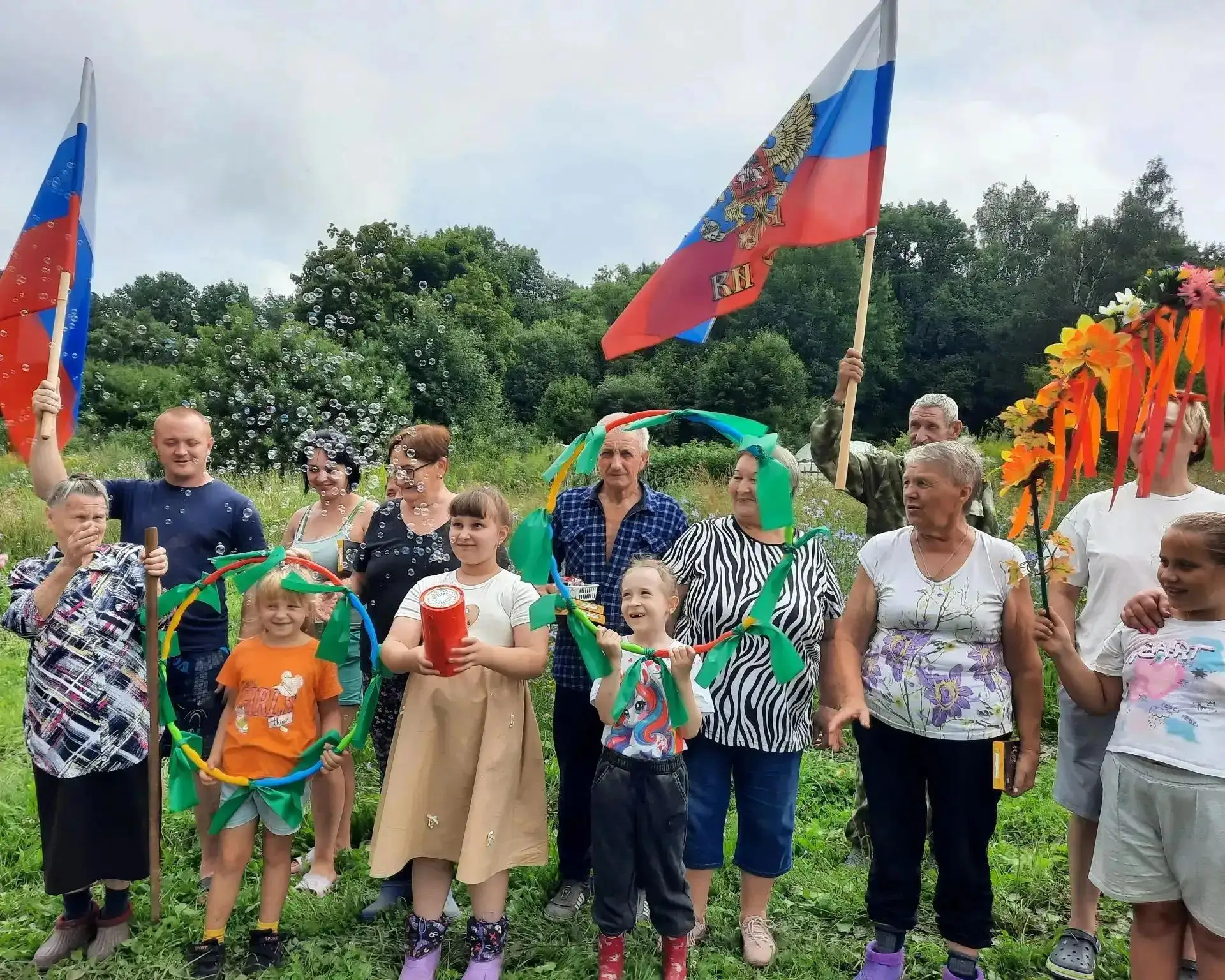 «Флаг России — гордость наша!»: праздник в селе Кудиново 🇷🇺