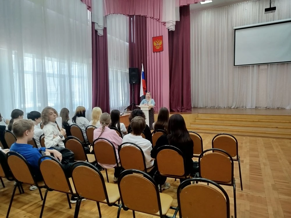 🗣На базе МБОУ СОШ № 64, состоялось мероприятие с учащимися 8-х классов, направленное н...