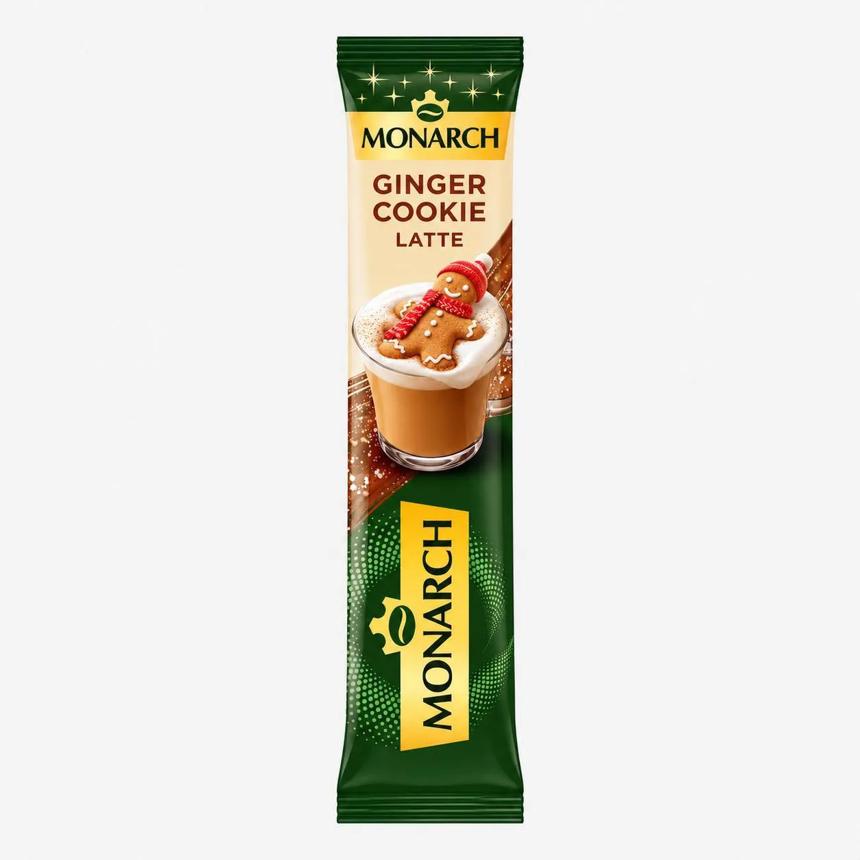 ☕️Monarch готовит новогодний латте со вкусом имбирных печенек.
