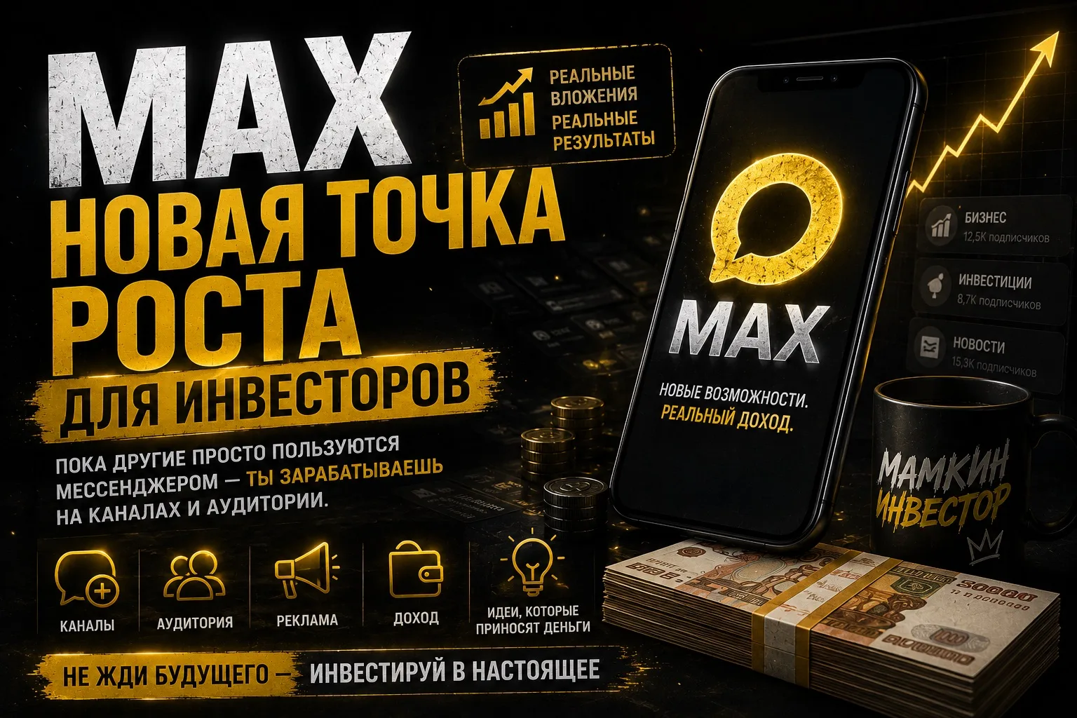 МАХ УЖЕ СТАЛ НОВОЙ ТОЧКОЙ РОСТА ДЛЯ ИНВЕСТОРОВ