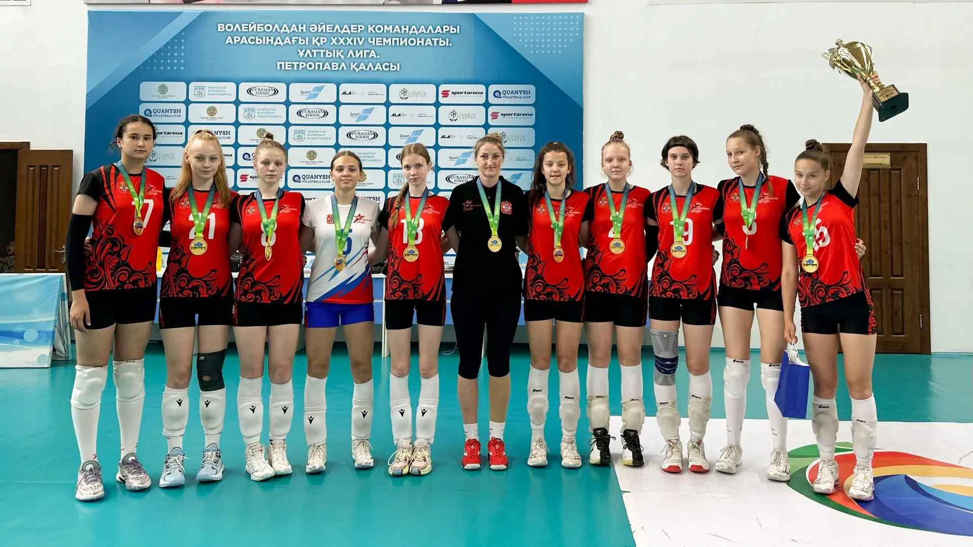 🏆 Петропавловск стал местом ещё одной красивой победы.

На турнире по волейболу среди девушек 2012–