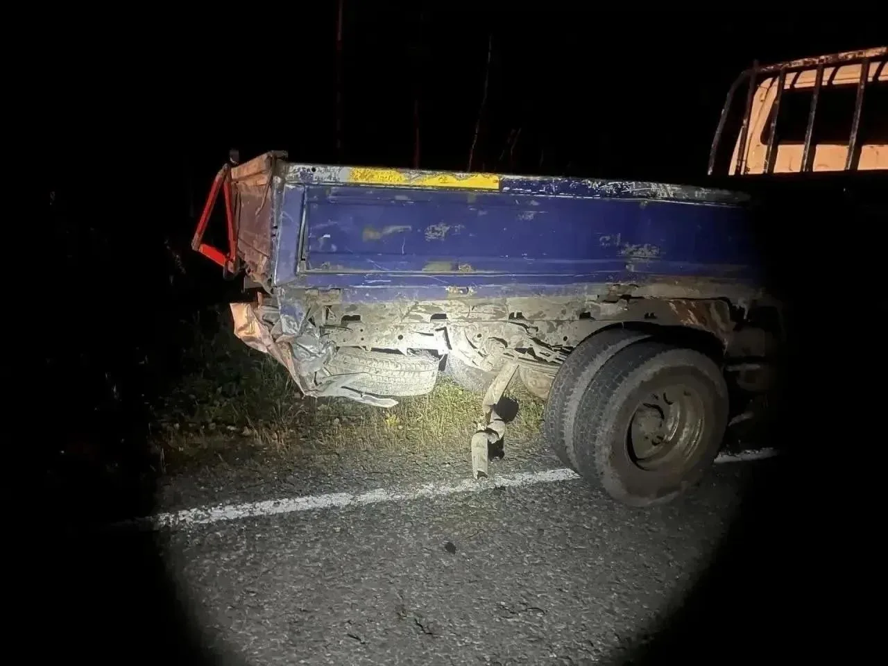 В Аргаяшском районе водитель Lada Granta погиб в ДТП с грузовиком