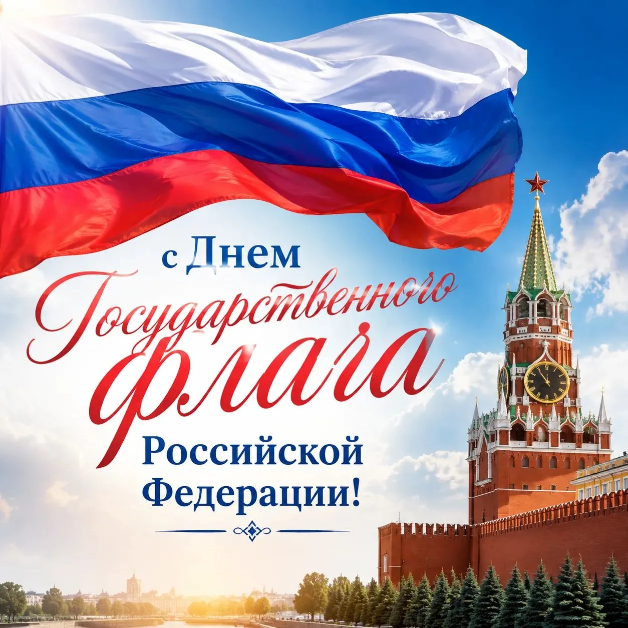 Поздравляем всех россиян с Днем Государственного флага Российской Федерации❗️
