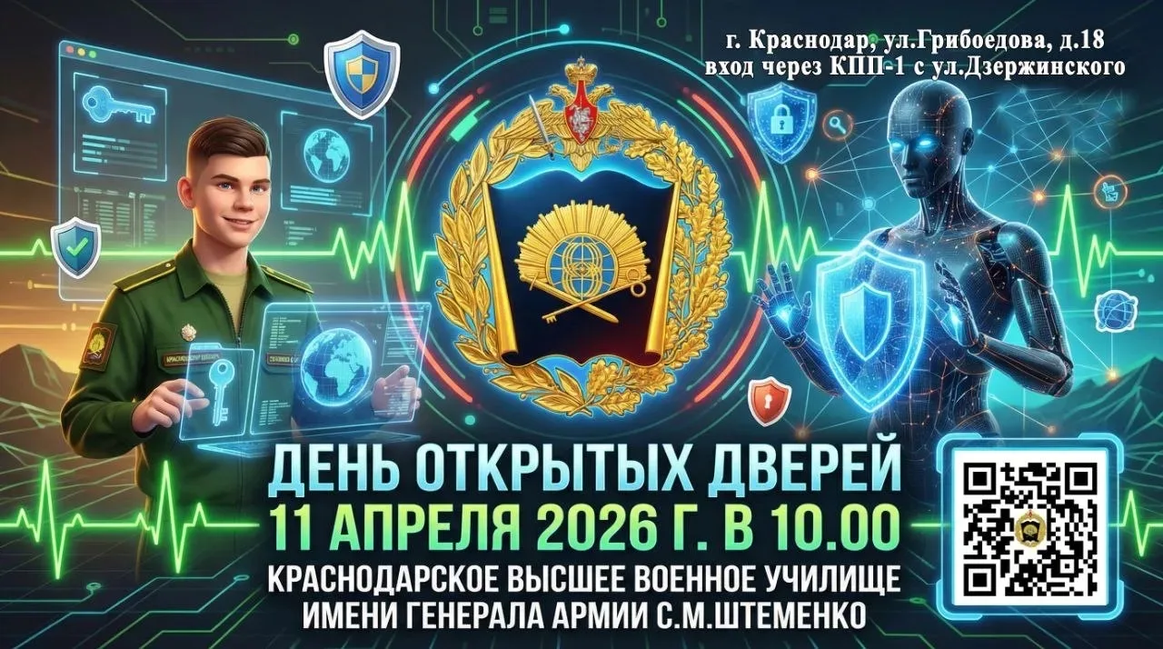 Краснодарское Высшее военное училище имени генерала армии С.М. Штеменко приглашает выпускников на де
