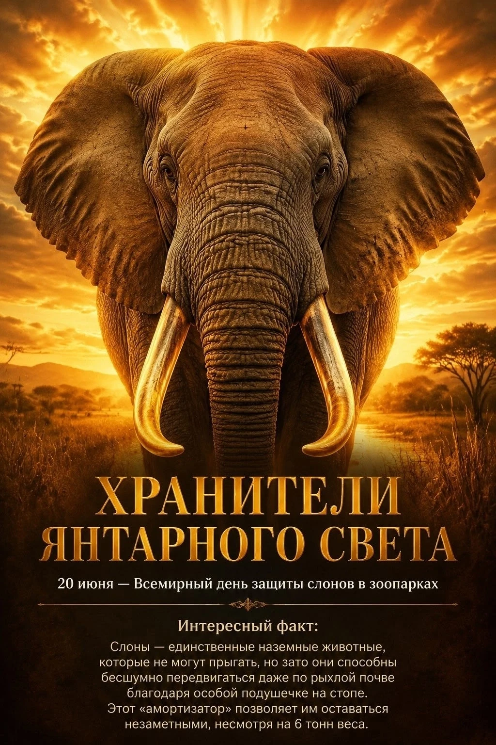Друзья, сегодня особенный день!
20 июня — Всемирный день защиты слонов в зоопарках. 💛
Давайте погов