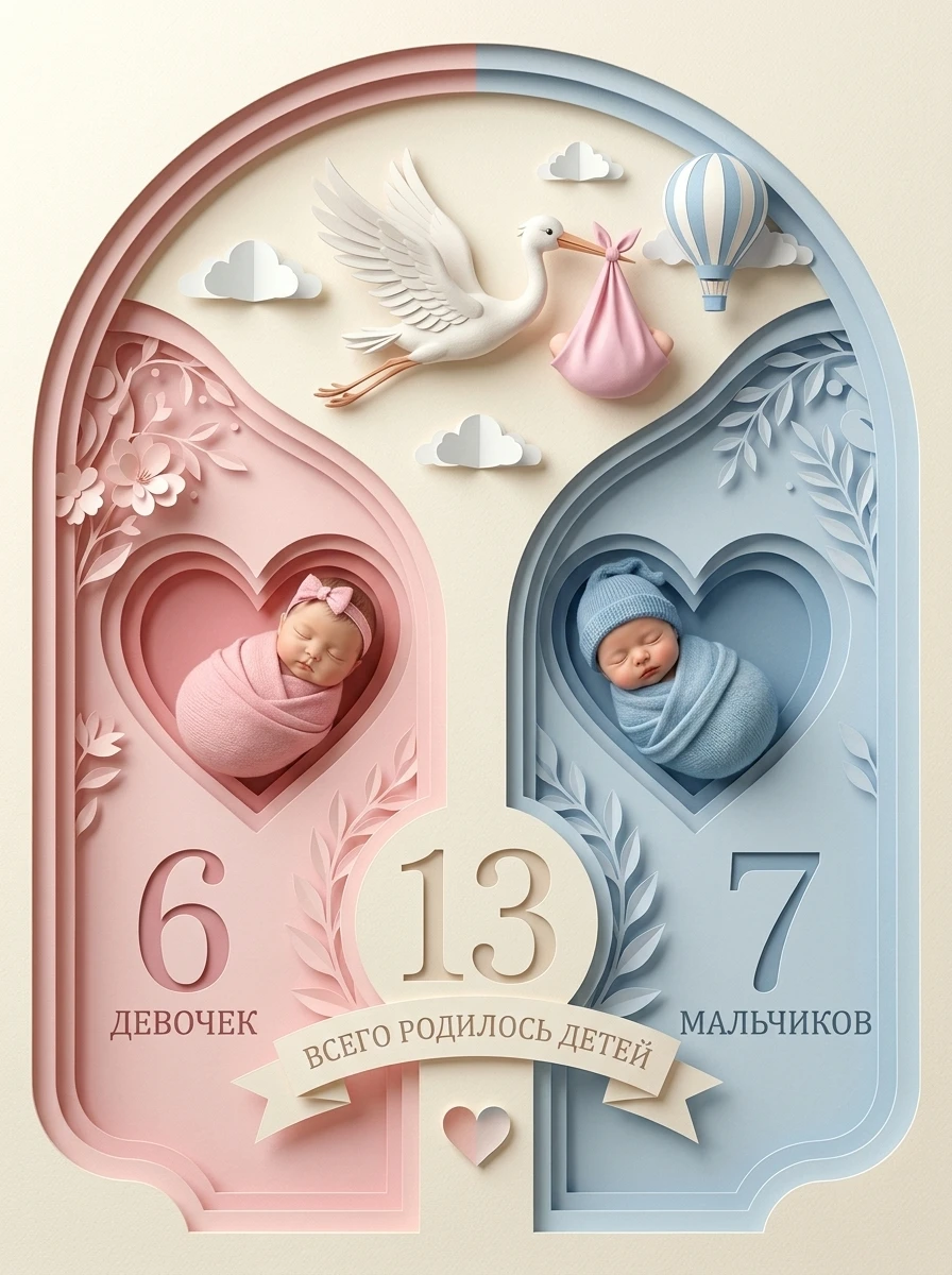 👩‍🍼 На Чукотке с 28 сентября по 4 октября родилось 13 детей: