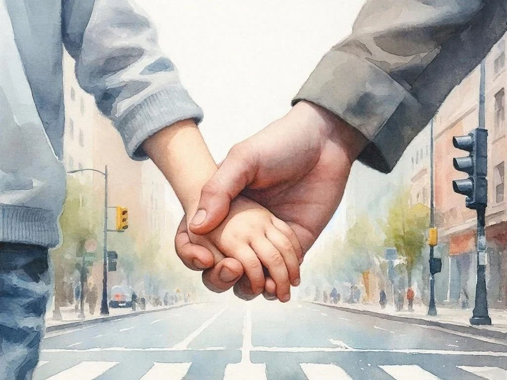 Безопасность детей на дороге: почему важно держать ребенка за запястье