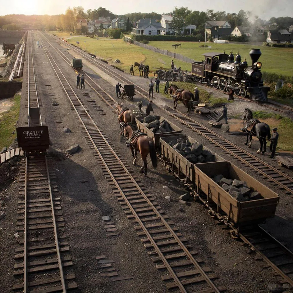 🚂 Гранитная железная дорога: первый путь Америки