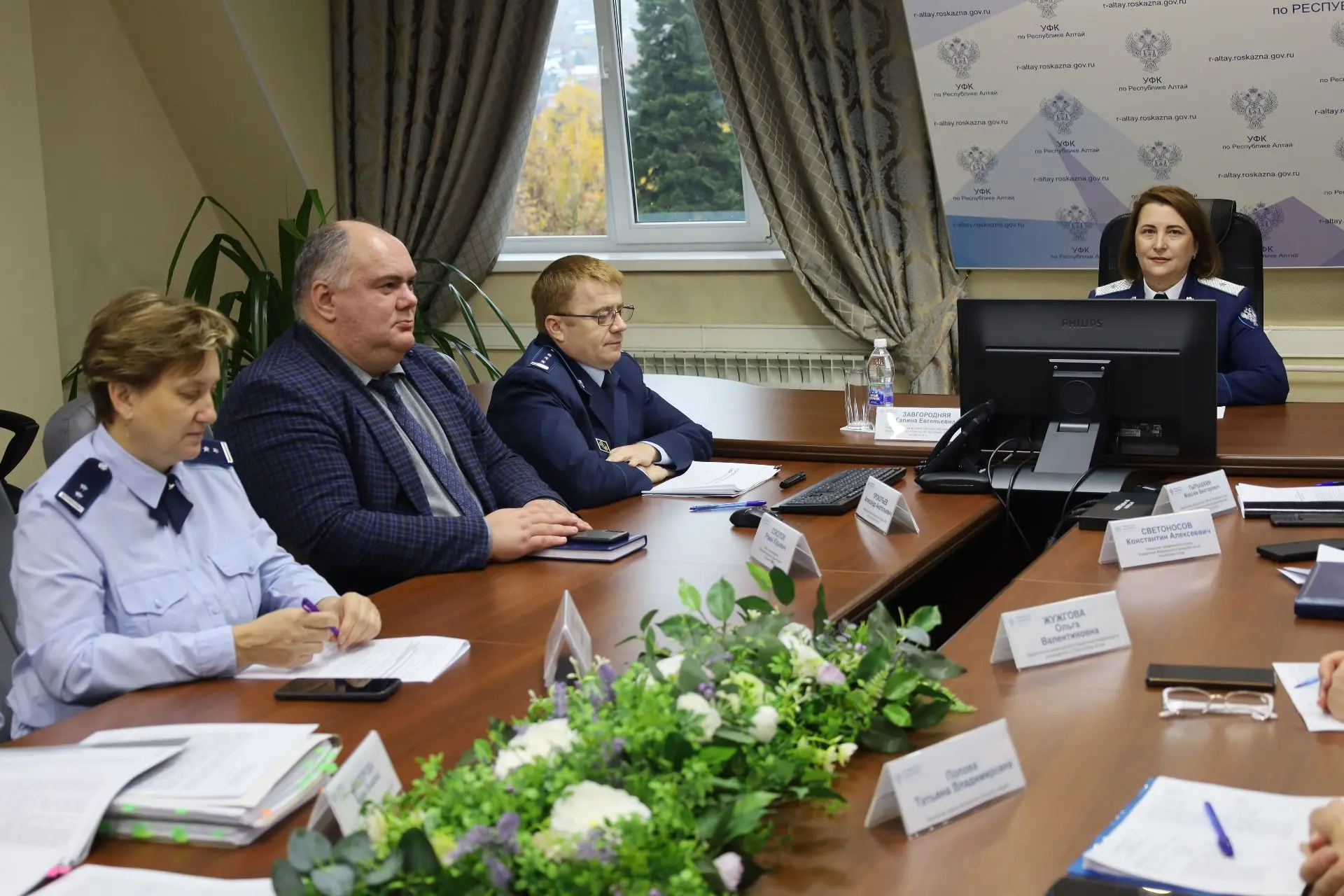 В Управлении Федерального казначейства по Республике Алтай прошло очередное заседание к...