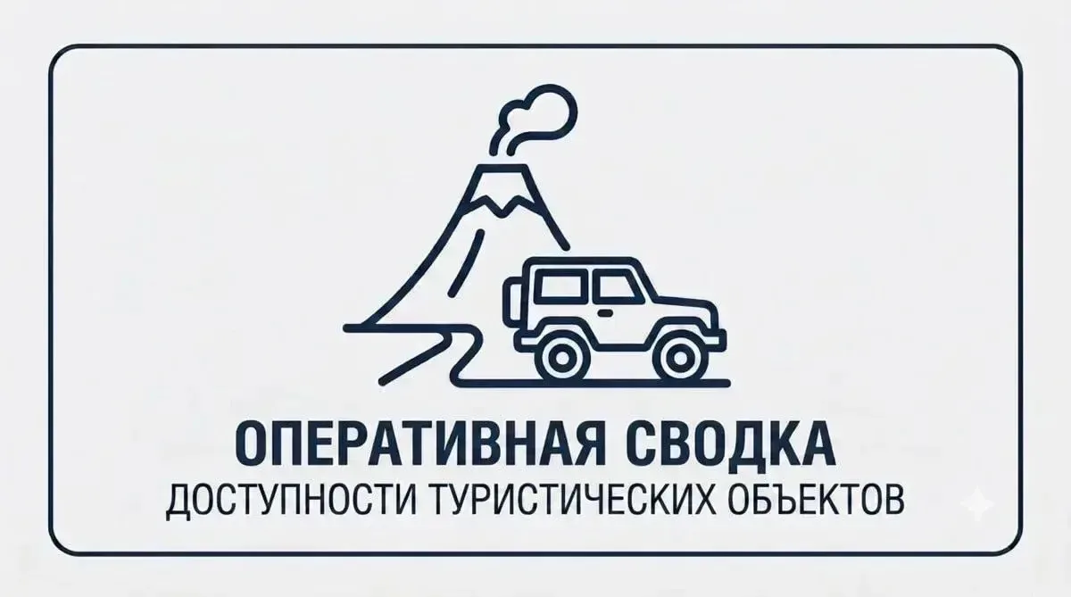 Еженедельная оперативная сводка о доступности туристических объектов