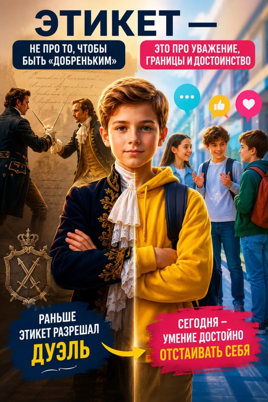 Когда-то этикет вполне уживался… с дуэлями