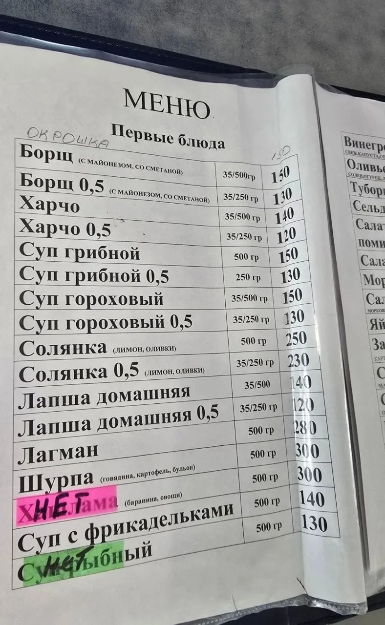 НЕАДЕКВАТНЫЕ ЦЕНЫ В СТОЛОВКЕ🤬

Сегодня с ребёнком зашла в местную забегаловку и была шарикована цен