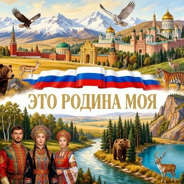 Друзья, приглашаем к участию в конкурсе открыток «Это Родина моя»! 🪆Посвящается Году Е...
