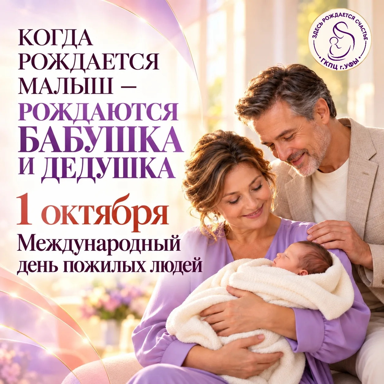 Когда рождается малыш — рождаются бабушка и дедушка.