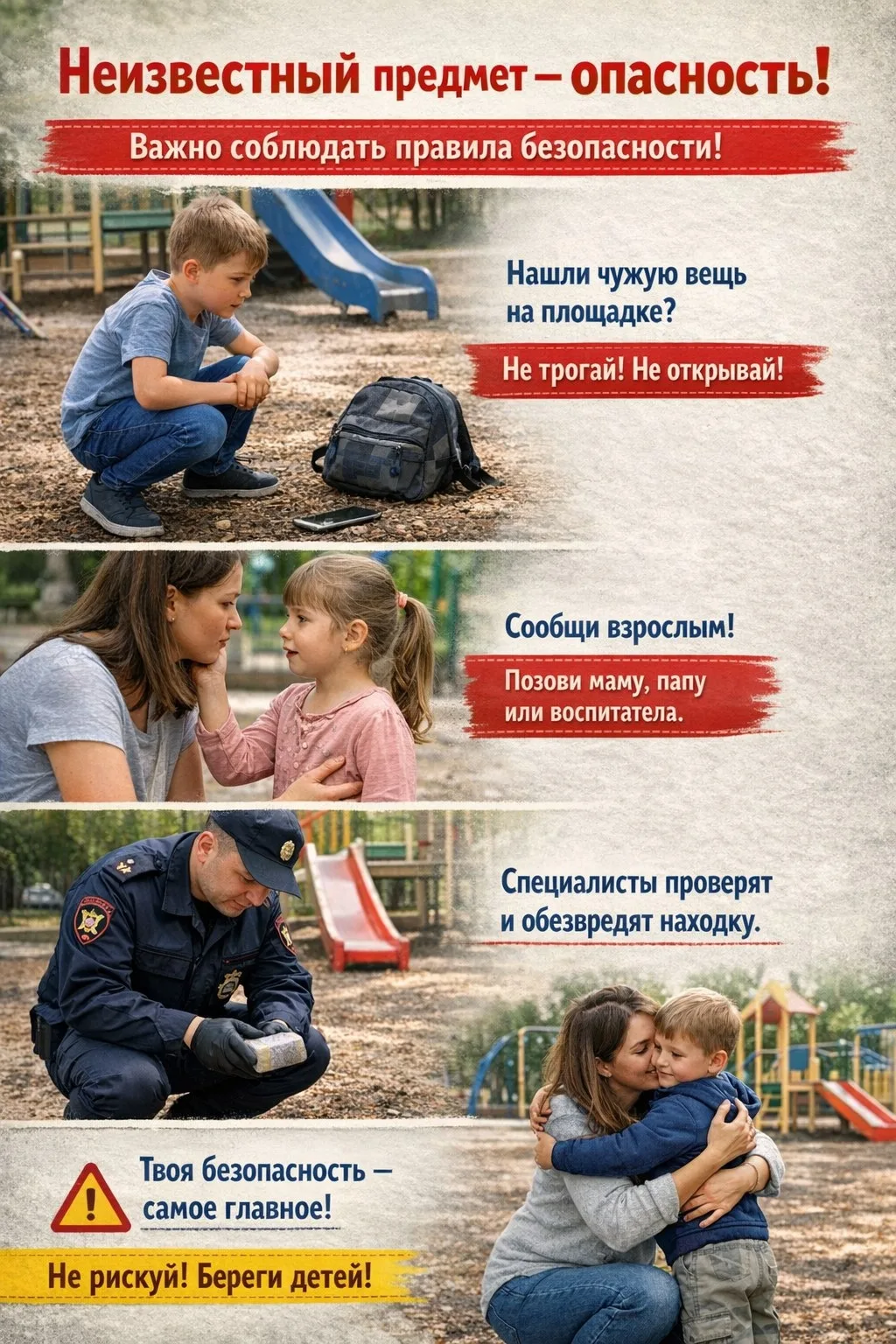 Безопасность детей — наша общая забота!