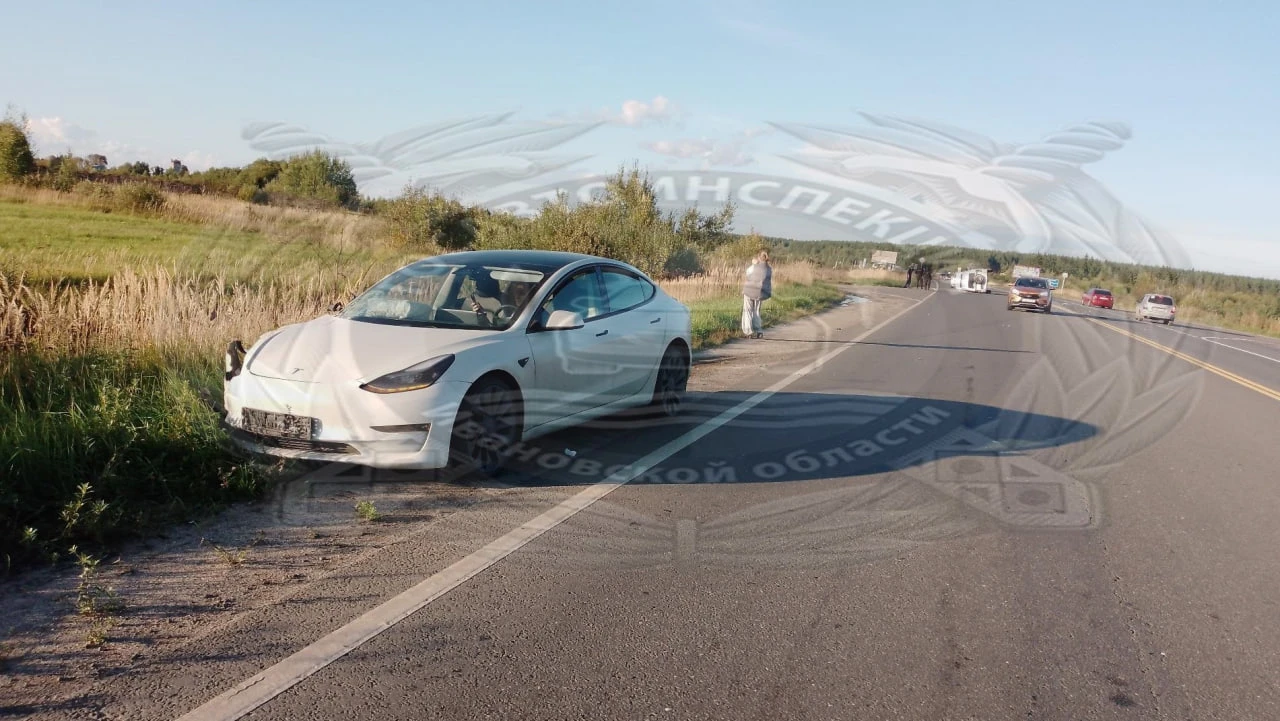 В Вичугском районе на 145-м километре автомобильной дороги «Ковров – Шуя – Кинешма» 30-...