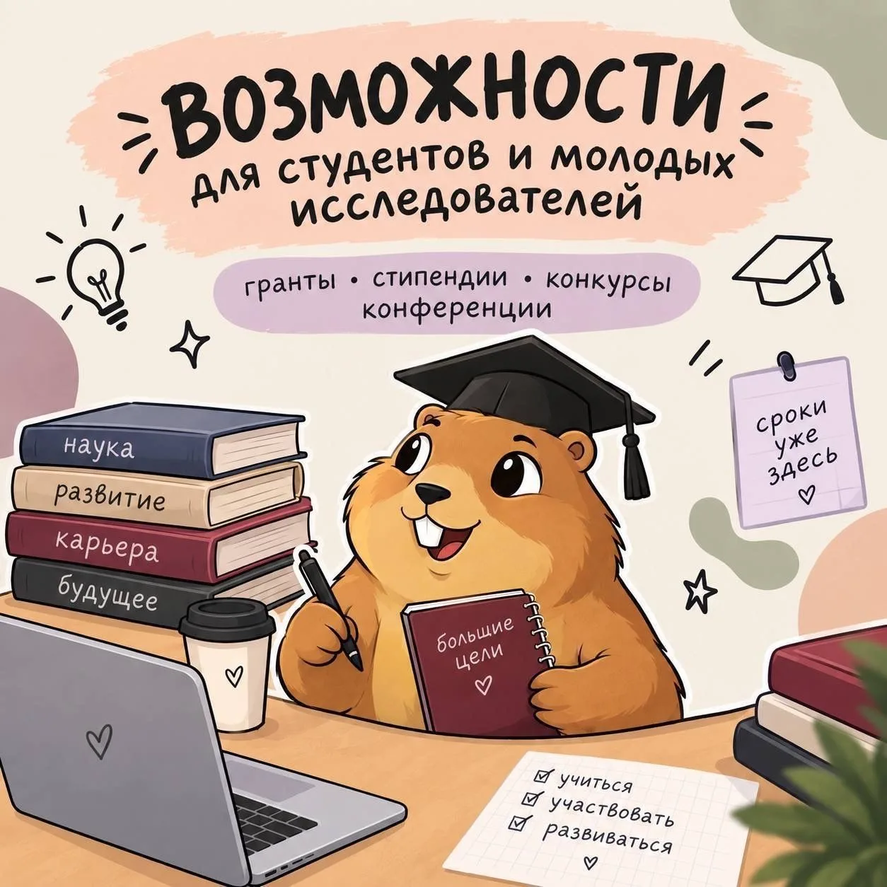 Возможности для студентов и молодых исследователей 🧠